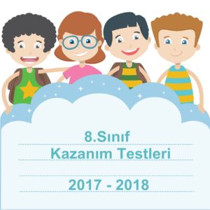 2017-2018 8.Sınıf Türkçe Kazanım Testleri ve Cevap Anahtarı PDF
