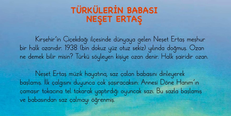 Türkülerin Babası Neşet Ertaş Metni Cevapları - 2. Sınıf Türkçe