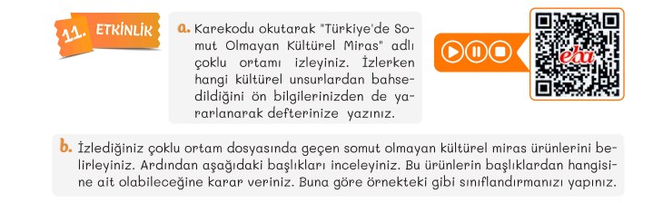 Türkiye'de Somut Olmayan Kültürel Miras İzleme Metni Cevapları - 5. Sınıf Türkçe
