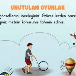 Unutulan Oyunlar Dinleme Metni Cevapları - 2. Sınıf Türkçe 2. Kitap