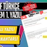 5. Sınıf Türkçe 2. Dönem 1. Yazılı PDF 2025-2026 5. Sınıf Türkçe 2. Dönem 1. Yazılı PDF 2025-2026