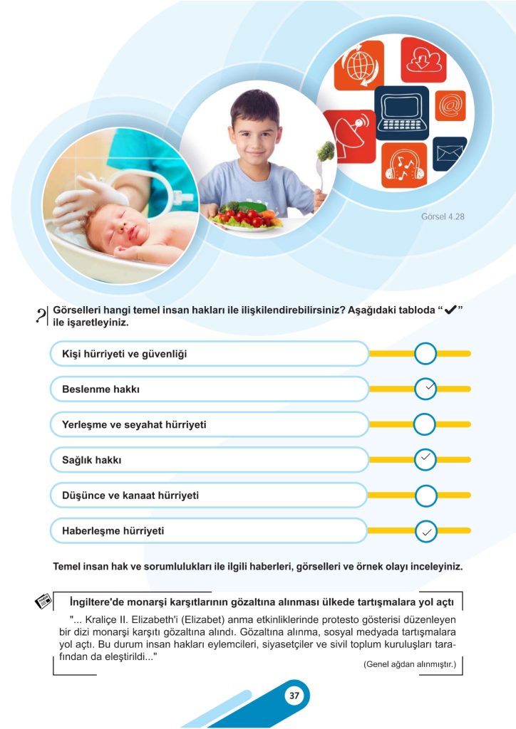 5. Sınıf Sosyal Bilgiler Kitabı 2. Kitap Sayfa 37 Cevapları