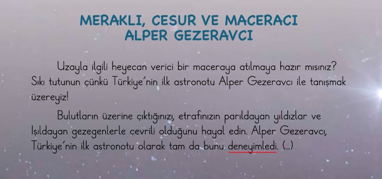 Meraklı Cesur ve Maceracı Alper Gezeravcı Metni Cevapları - 2. Sınıf Türkçe 2. Kitap