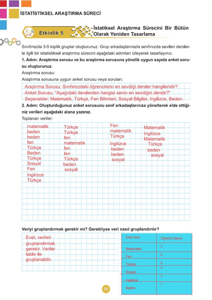 5. Sınıf Matematik Kitabı 2. Kitap Sayfa 80 Cevapları