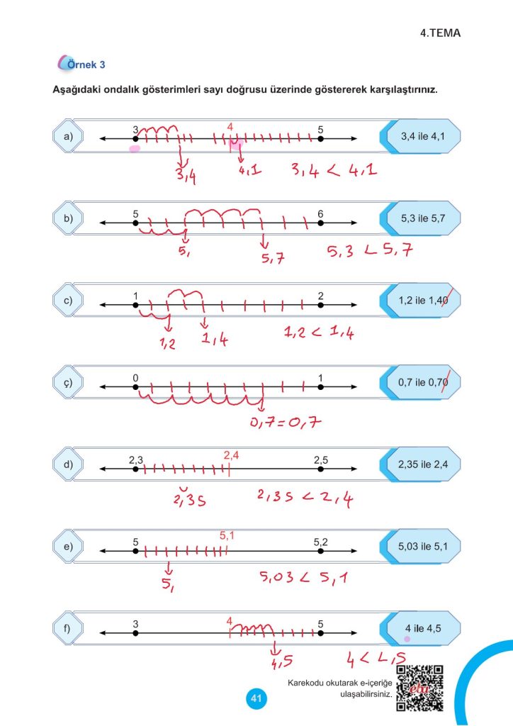 5. Sınıf Matematik Kitabı 2. Kitap Sayfa 41 Cevapları