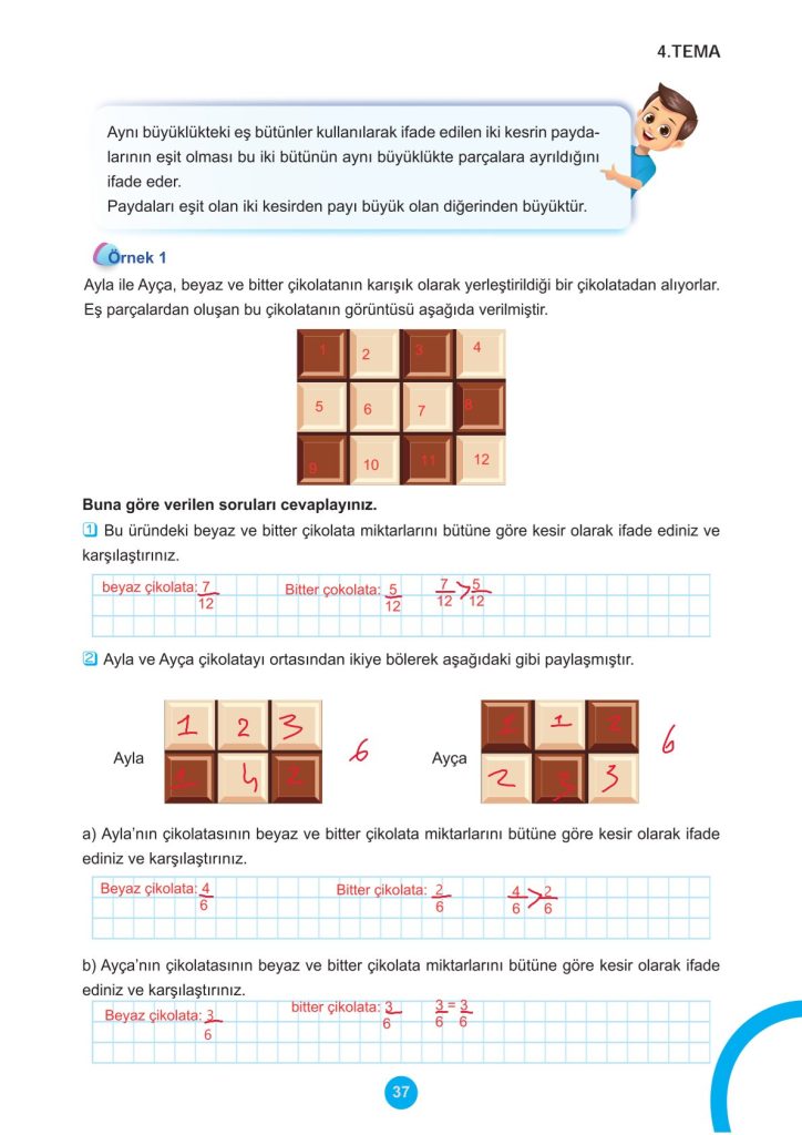 5. Sınıf Matematik Kitabı 2. Kitap Sayfa 37 Cevapları