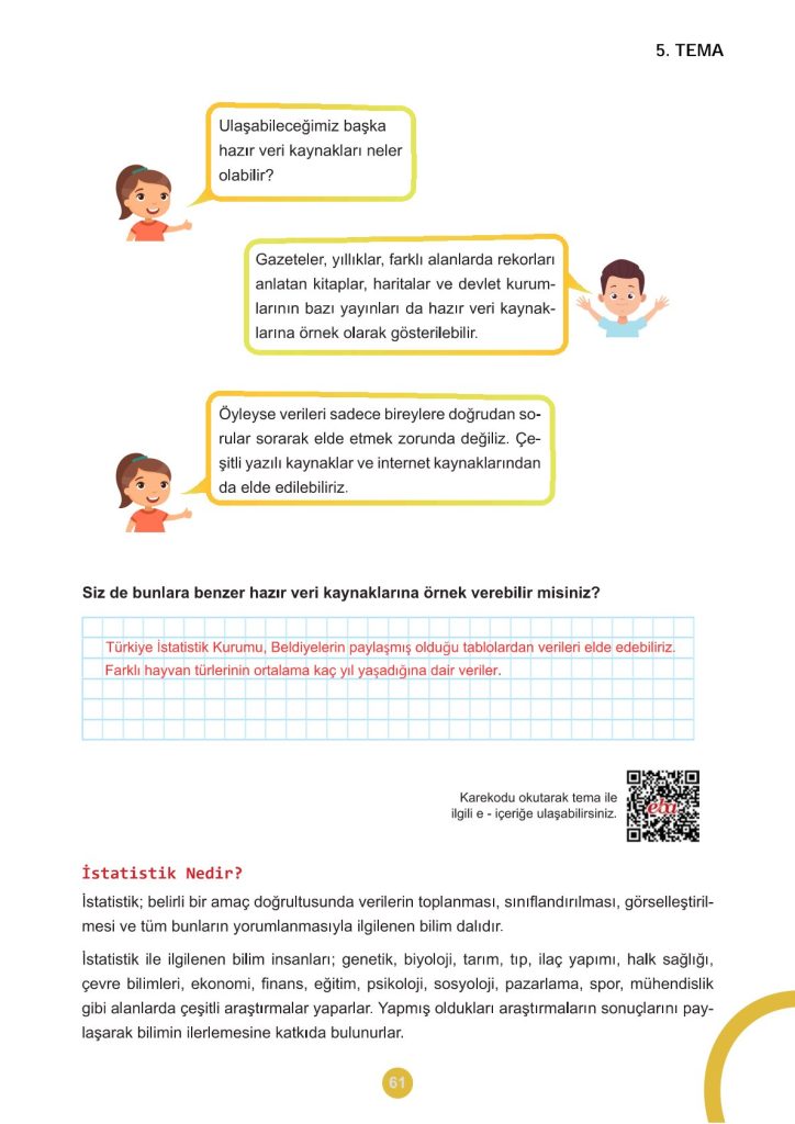 5. Sınıf Matematik Kitabı 2. Kitap Sayfa 61 Cevapları