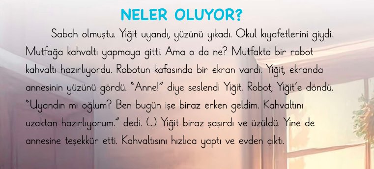 Neler Oluyor Metni Cevapları - 2. Sınıf Türkçe 2. Kitap