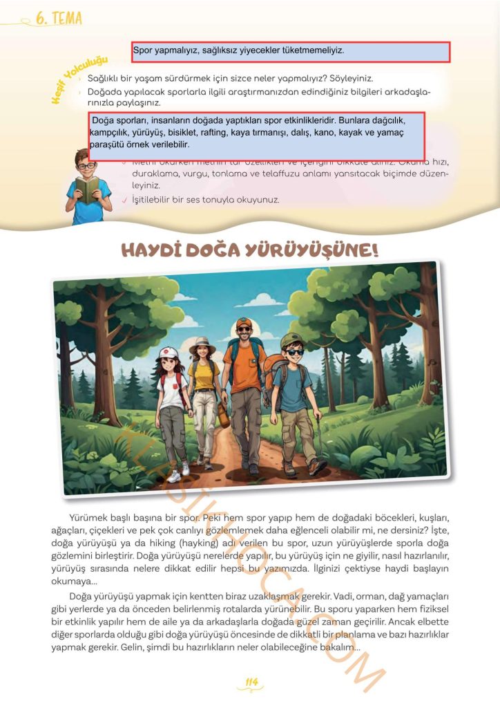 5. Sınıf Türkçe Kitabı 2. Kitap Sayfa 114 Cevapları