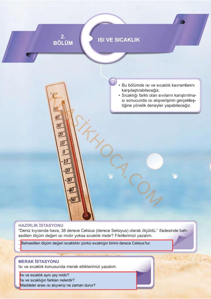 5. Sınıf Fen Bilimleri Kitabı 2. Kitap Sayfa 64 Cevapları