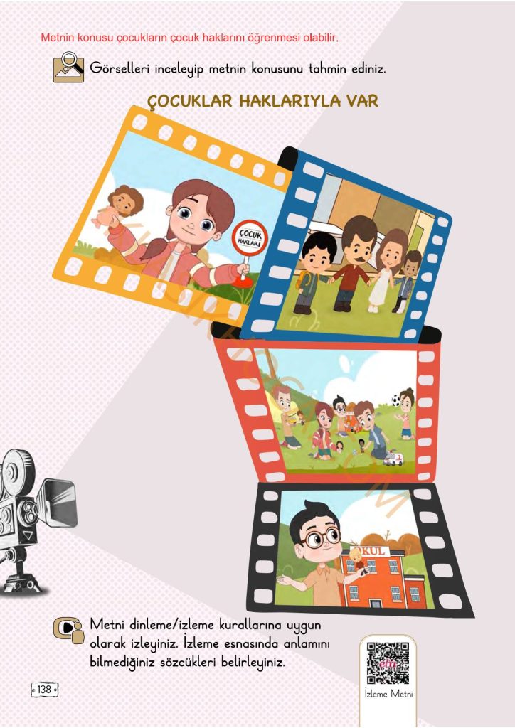 Çocuklar Haklarıyla Var Metni Cevapları - 2. Sınıf Türkçe 2. Kitap