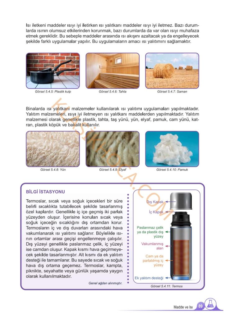 5. Sınıf Fen Bilimleri Kitabı 2. Kitap Sayfa 89 Cevapları