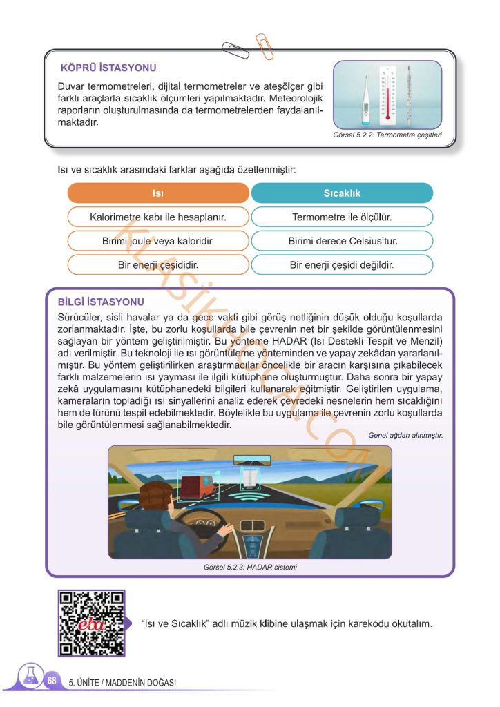 5. Sınıf Fen Bilimleri Kitabı 2. Kitap Sayfa 68 Cevapları