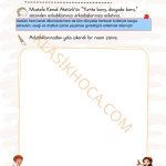 Bir Dünya Bırakın Metni Cevapları - 2. Sınıf Türkçe 2. Kitap Bir Dünya Bırakın Metni Cevapları - 2. Sınıf Türkçe 2. Kitap