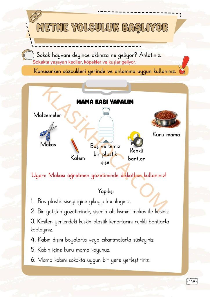 Mırnav Dostları Metni Cevapları - 2. Sınıf Türkçe 2. Kitap Sayfa 149