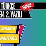 6. Sınıf Türkçe 2. Dönem 2. Yazılı PDF 2025-2026