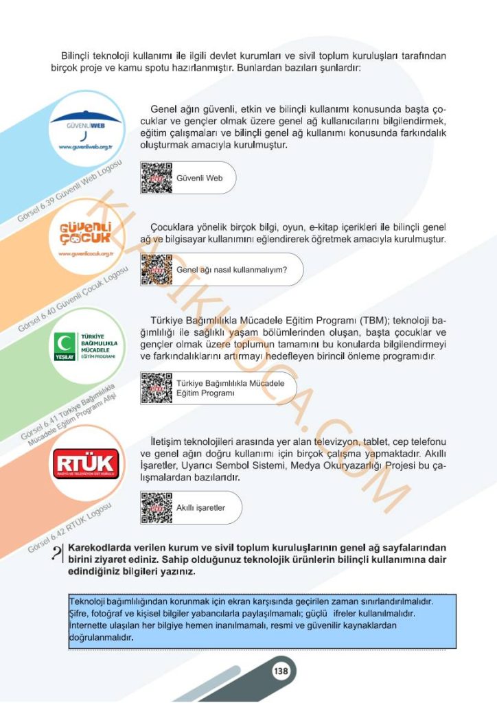 5. Sınıf Sosyal Bilgiler Kitabı 2. Kitap Sayfa 130-131-132-133-134-135-136-137-138-139-140-141 Cevapları