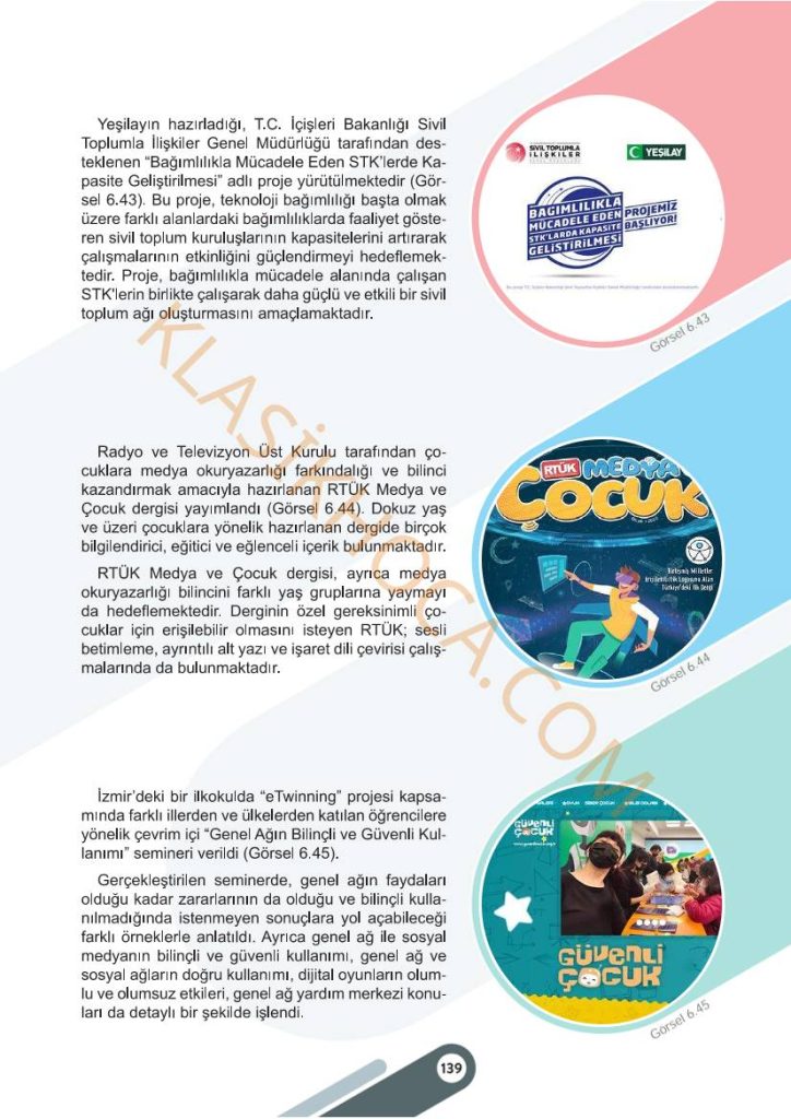 5. Sınıf Sosyal Bilgiler Kitabı 2. Kitap Sayfa 130-131-132-133-134-135-136-137-138-139-140-141 Cevapları