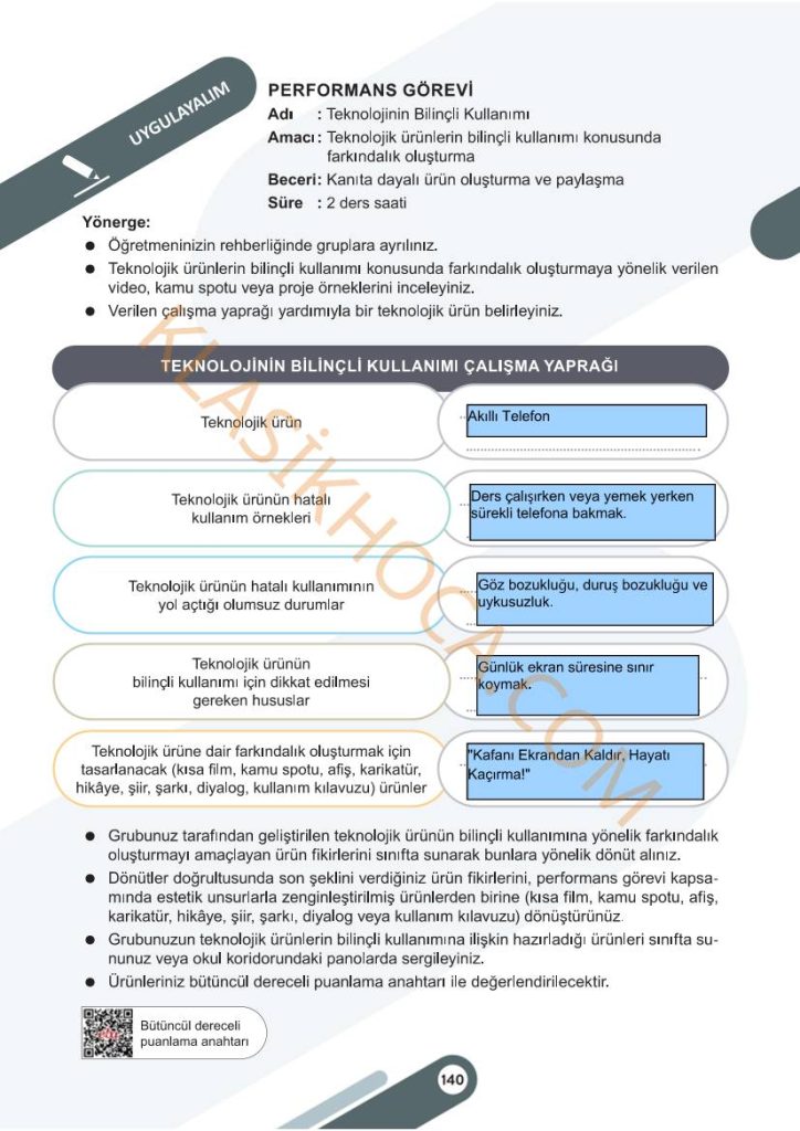 5. Sınıf Sosyal Bilgiler Kitabı 2. Kitap Sayfa 130-131-132-133-134-135-136-137-138-139-140-141 Cevapları