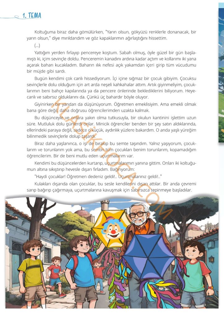 Öğretmenin Sevinci Metni Cevapları 5. Sınıf Türkçe