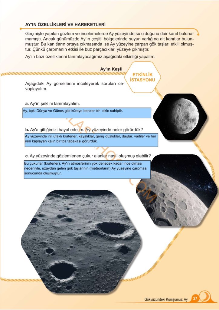 5. Sınıf Fen Bilimleri Kitabı Sayfa 26-27-28-29-30 Cevapları 1. Kitap