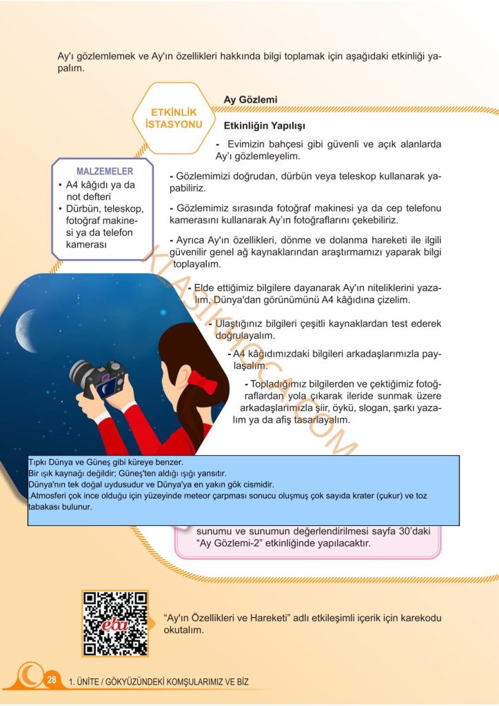 5. Sınıf Fen Bilimleri Kitabı Sayfa 26-27-28-29-30 Cevapları 1. Kitap