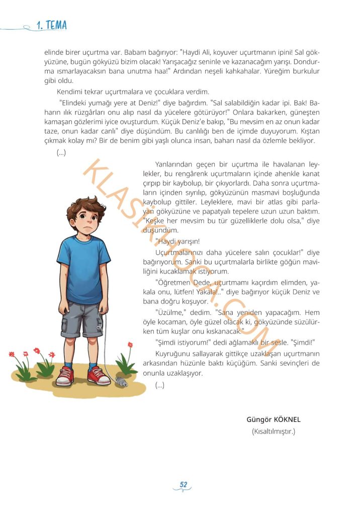 Öğretmenin Sevinci Metni Cevapları 5. Sınıf Türkçe