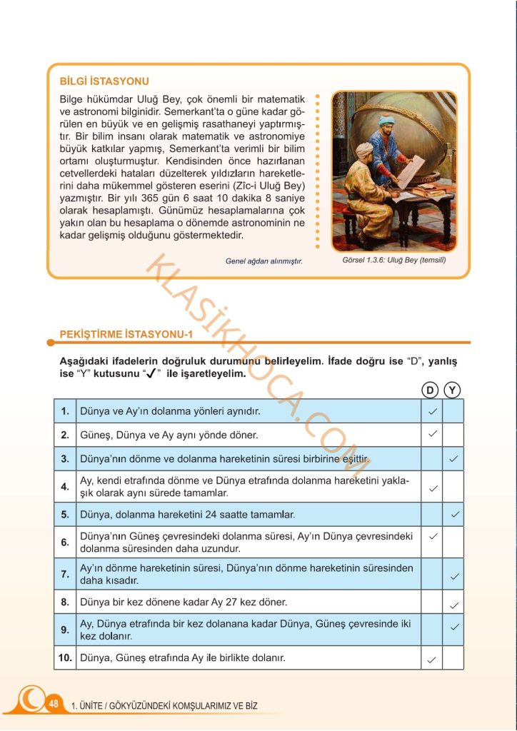 5. Sınıf Fen Bilimleri Kitabı Sayfa 44-45-46-47-48-49 Cevapları 1. Kitap
