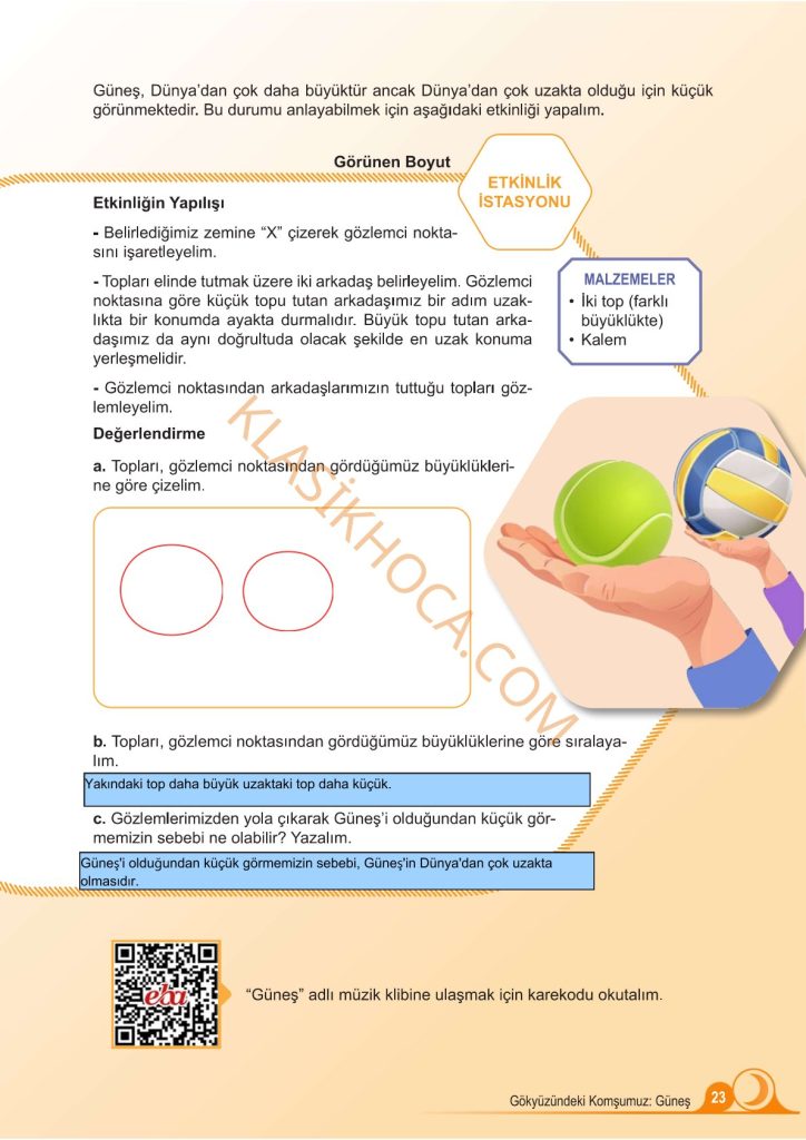 5. Sınıf Fen Bilimleri Kitabı Sayfa 20-21-22-23-24-25 Cevapları 1. Kitap