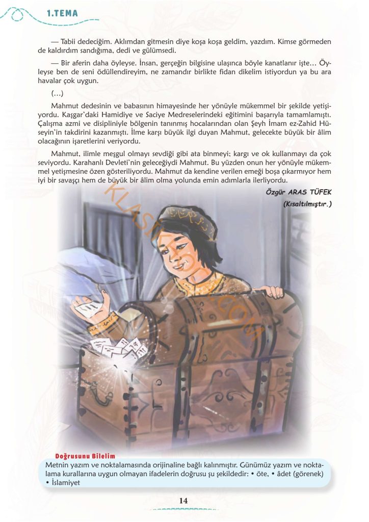 6. Sınıf Türkçe Kitabı Sayfa 12-13-14-15-16-17-18-19-20-21-22-23 Cevapları 1. Kitap