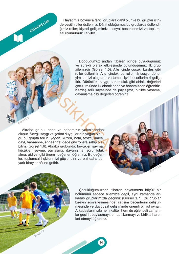 6. Sınıf Sosyal Bilgiler Kitabı Sayfa 12-13-14-15-16-17-18-19-20-21-22-23 Cevapları 1. Kitap