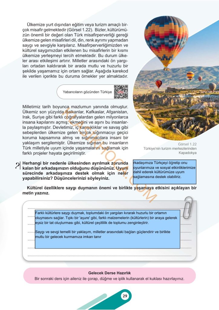 5. Sınıf Sosyal Bilgiler Kitabı Sayfa 28-29-30-31-32-33 Cevapları 1. Kitap