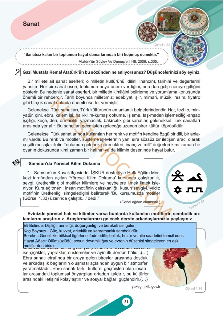 6. Sınıf Sosyal Bilgiler Kitabı Sayfa 24-25-26-27-28-29-30-31-32-33-34-35-36-37 Cevapları 1. Kitap