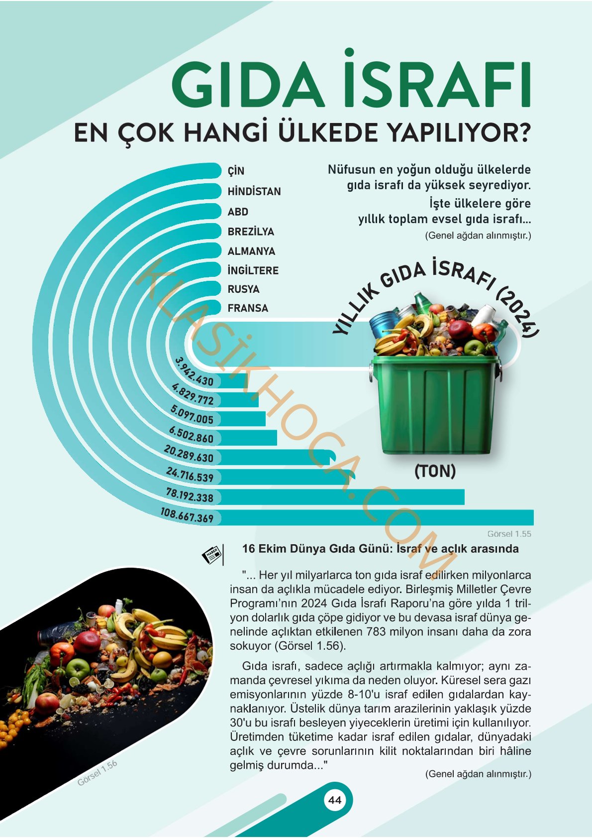 6. Sınıf Sosyal Bilgiler Kitabı 1. Kitap Sayfa 44 Cevapları