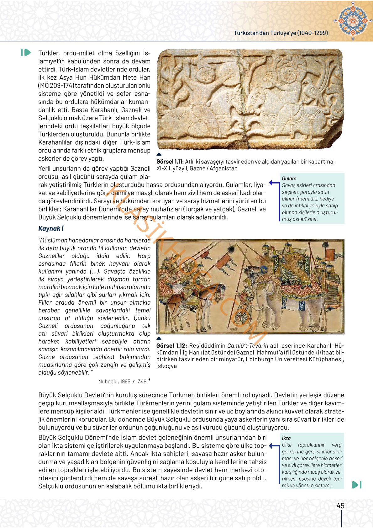 10. Sınıf Tarih Kitabı Sayfa 44-45-46-47-48-49 Cevapları