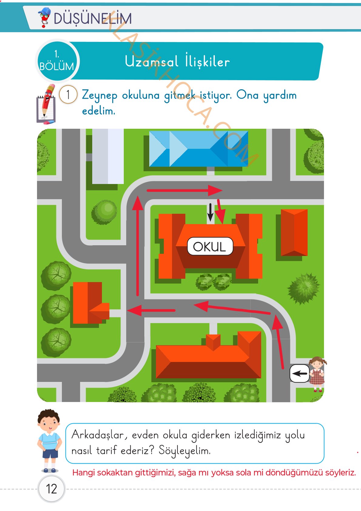 1. Sınıf Matematik Kitabı 1. Kitap Sayfa 12 Cevapları