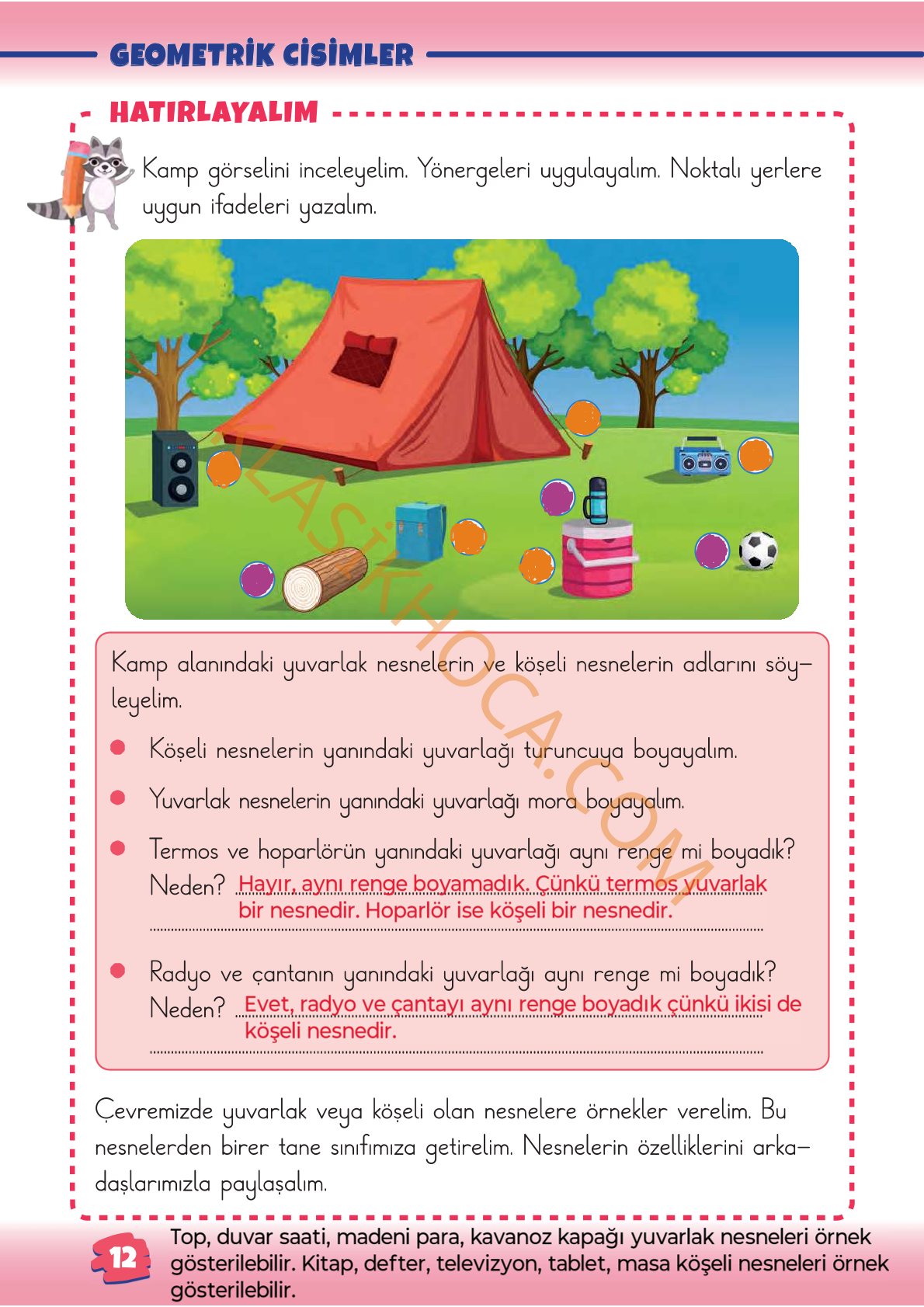 2. Sınıf Matematik Kitabı Sayfa 12-13-14-15-16-17-18-19-20-21 Cevapları 1. Kitap