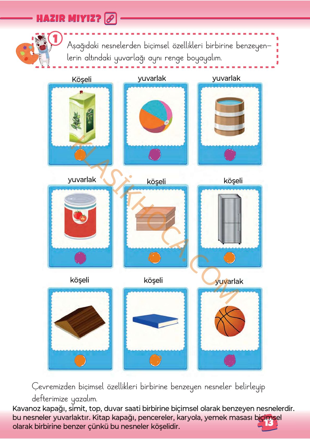 2. Sınıf Matematik Kitabı 1. Kitap Sayfa 13 Cevapları