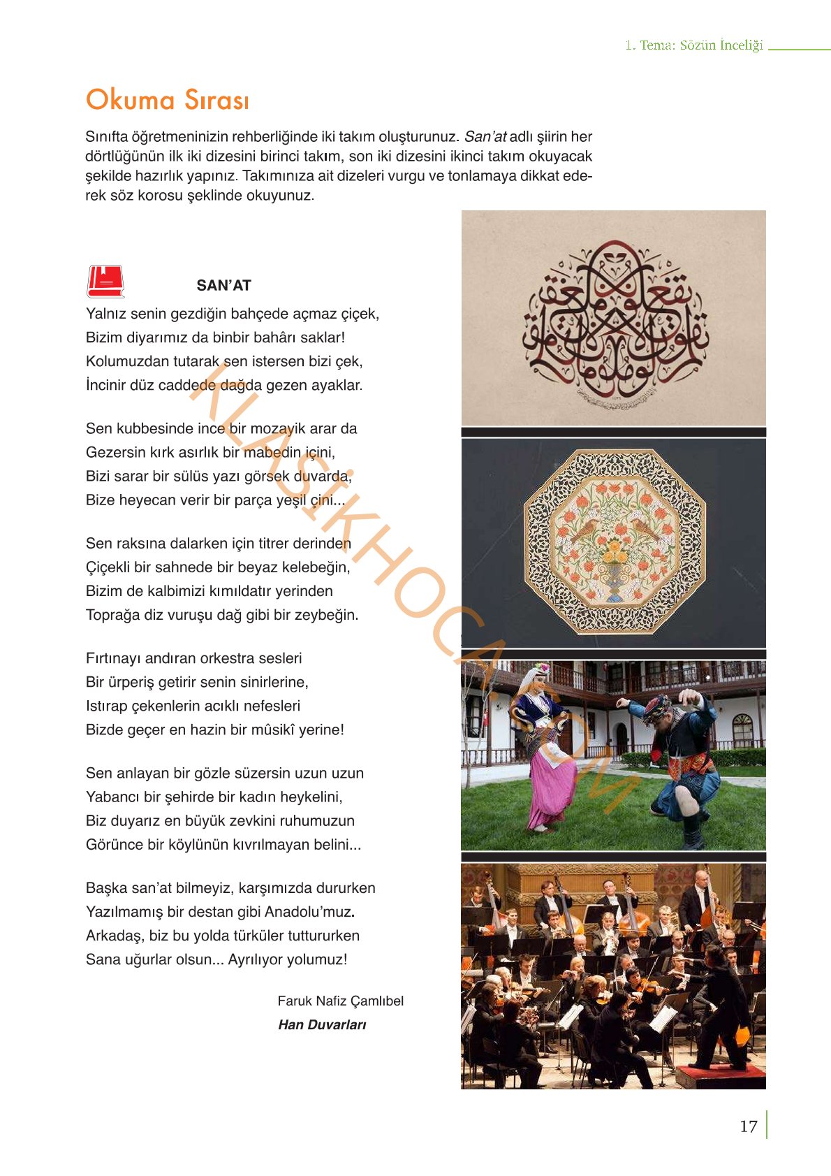 9. Sınıf Edebiyat Kitabı Sayfa 17 Cevapları