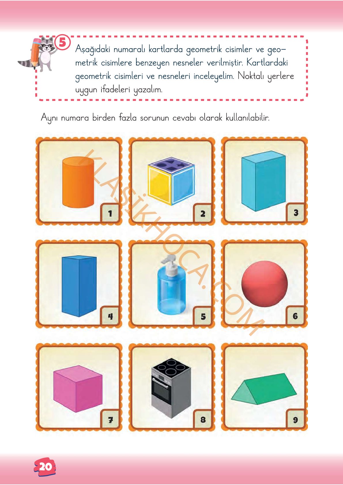 2. Sınıf Matematik Kitabı 1. Kitap Sayfa 20 Cevapları