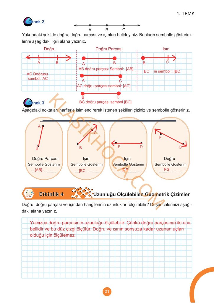 5. Sınıf Matematik Kitabı Sayfa 17-18-19-20-21-22-23-24-25 Cevapları 1. Kitap