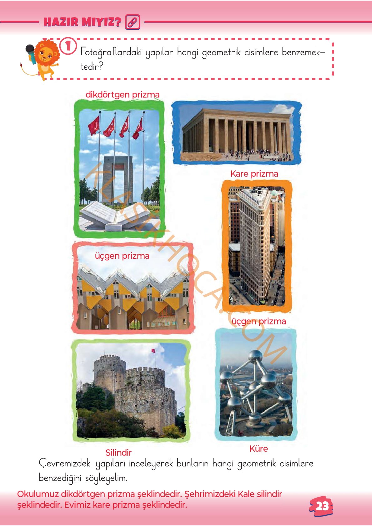 2. Sınıf Matematik Kitabı 1. Kitap Sayfa 23 Cevapları