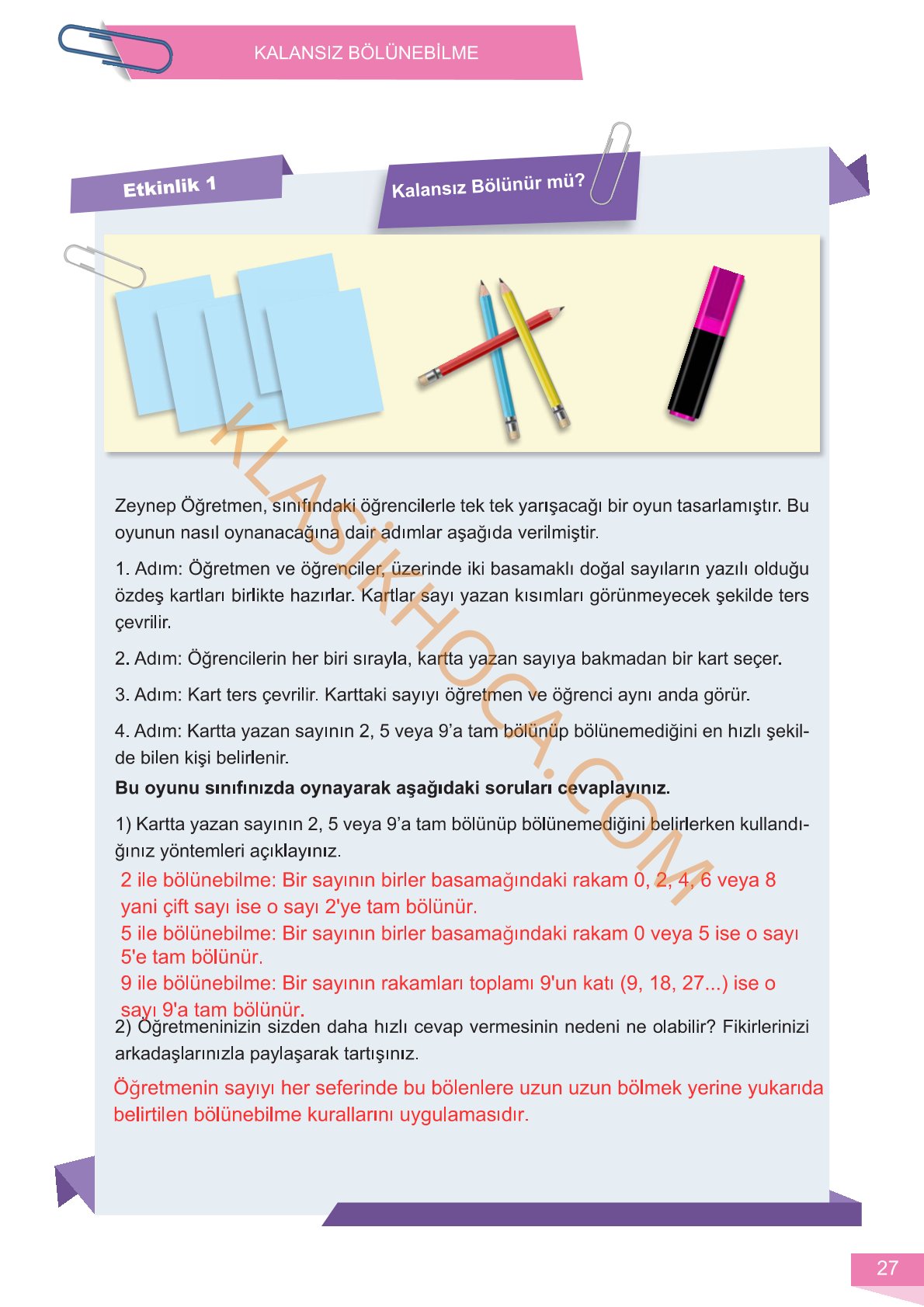 6. Sınıf Matematik Kitabı Sayfa 27-28-29-30-31-32-33-34-35-36-37 Cevapları 1. Kitap 6. Sınıf Matematik Kitabı Sayfa 27-28-29-30-31-32-33-34-35-36-37 Cevapları 1. Kitap