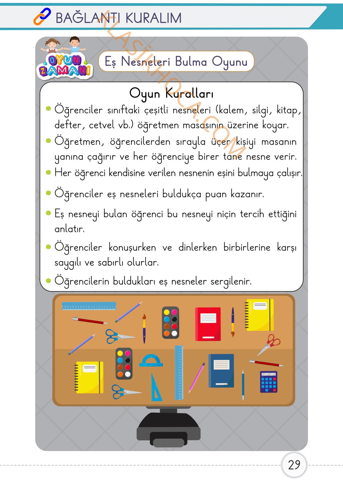 1. Sınıf Matematik Kitabı 1. Kitap Sayfa 29 Cevapları