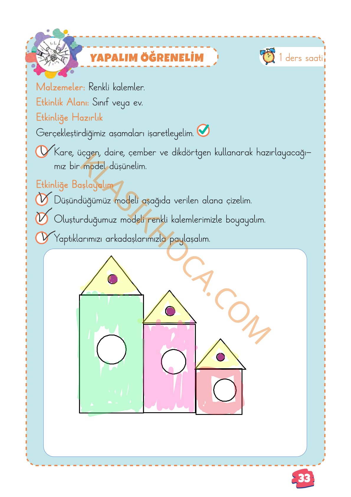 2. Sınıf Matematik Kitabı 1. Kitap Sayfa 33 Cevapları