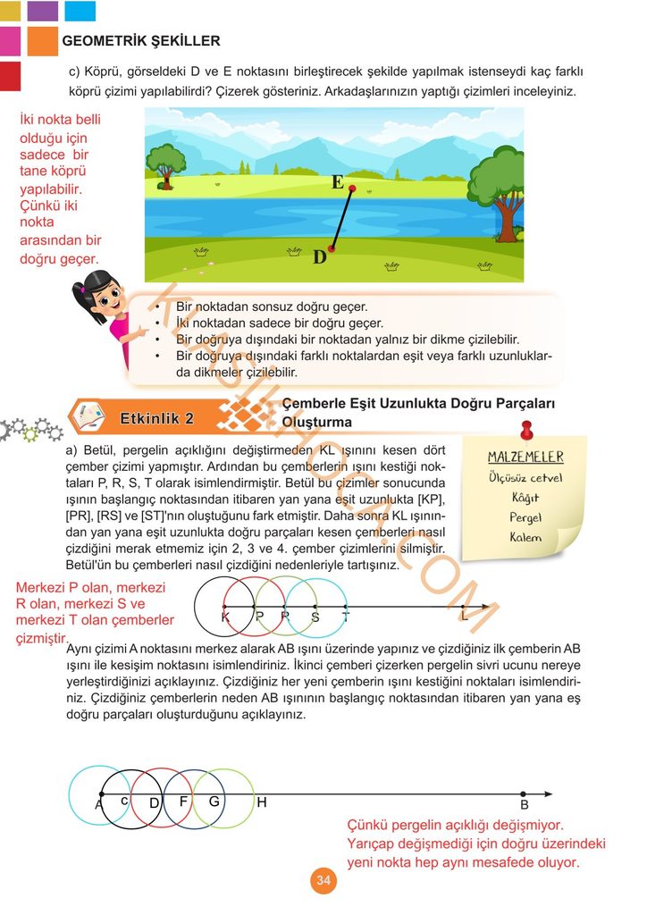 5. Sınıf Matematik Kitabı Sayfa 32-33-34-35-36-37-38 Cevapları 1. Kitap