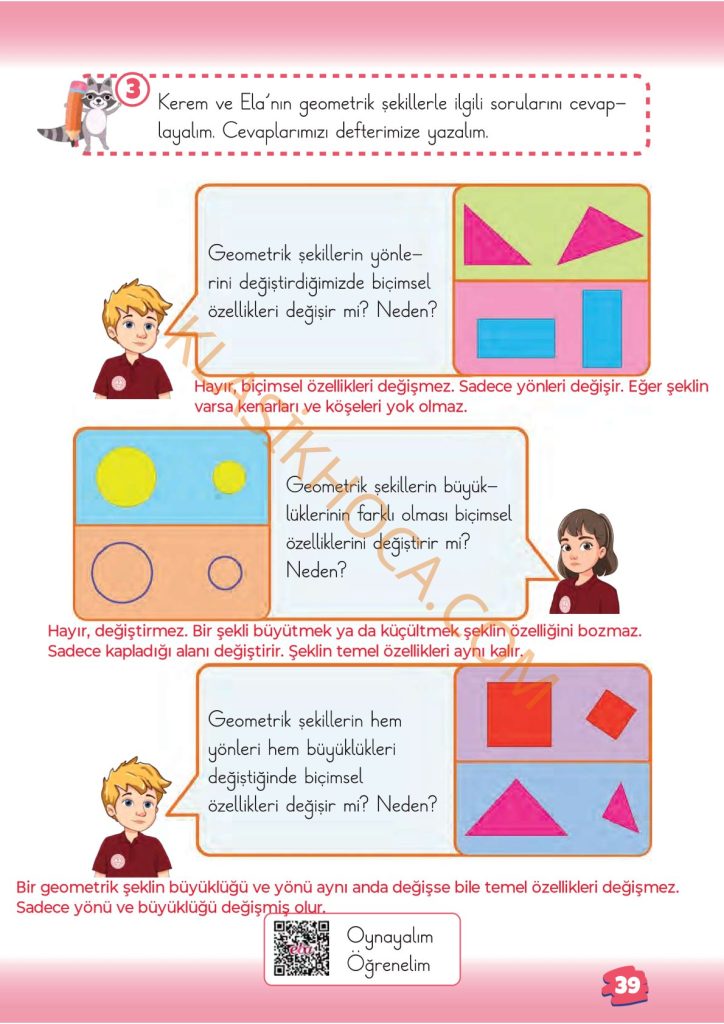 2. Sınıf Matematik Kitabı Sayfa 35-36-37-38-39-40-41 Cevapları 1. Kitap