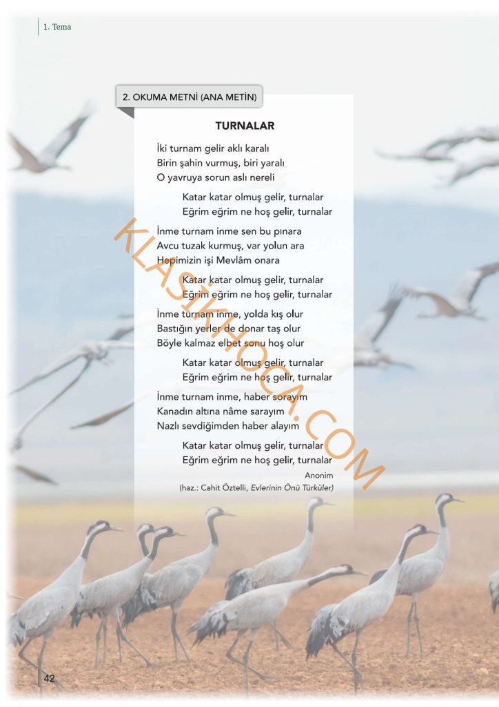 10. Sınıf Edebiyat Kitabı Sayfa 39-40-41-42-43-44-45-46-47-48 Cevapları