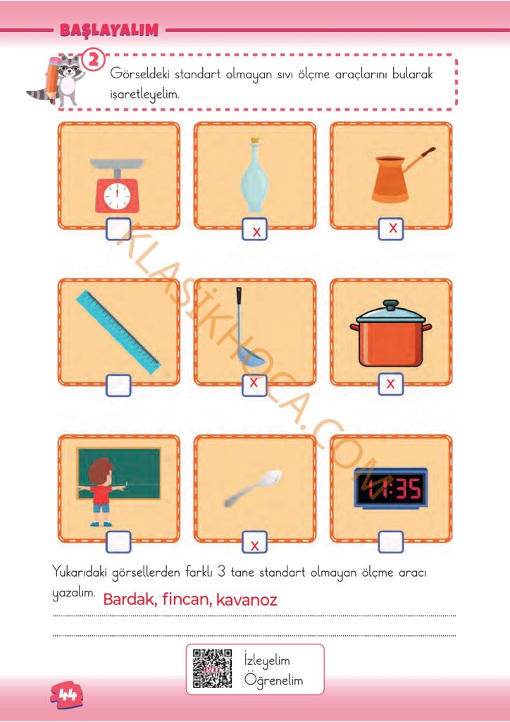 2. Sınıf Matematik Kitabı Sayfa 42-43-44-45-46-47 Cevapları 1. Kitap
