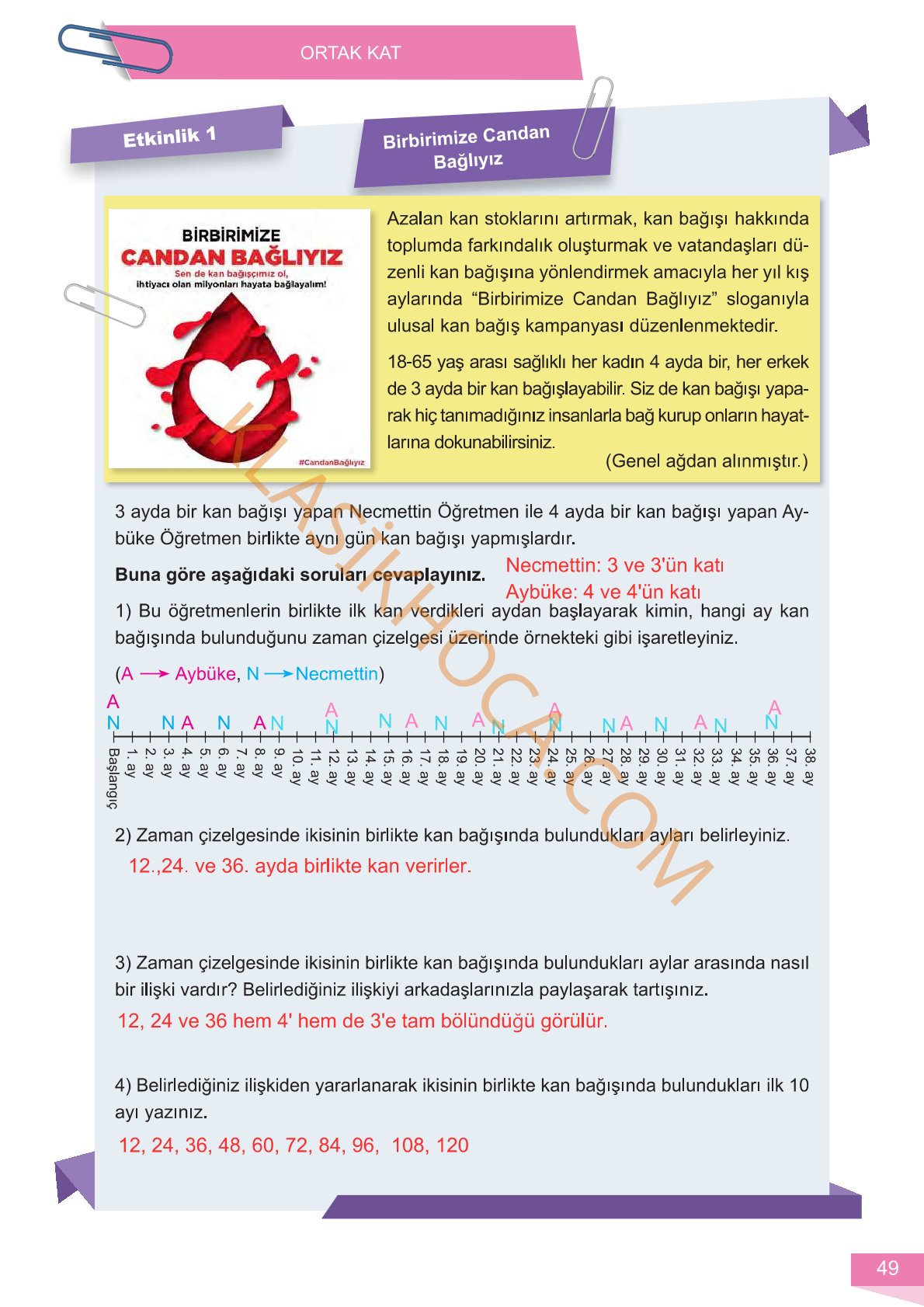 6. Sınıf Matematik Kitabı Sayfa 49-50-51-52-53-54-55-56 Cevapları 1. Kitap 6. Sınıf Matematik Kitabı Sayfa 49-50-51-52-53-54-55-56 Cevapları 1. Kitap